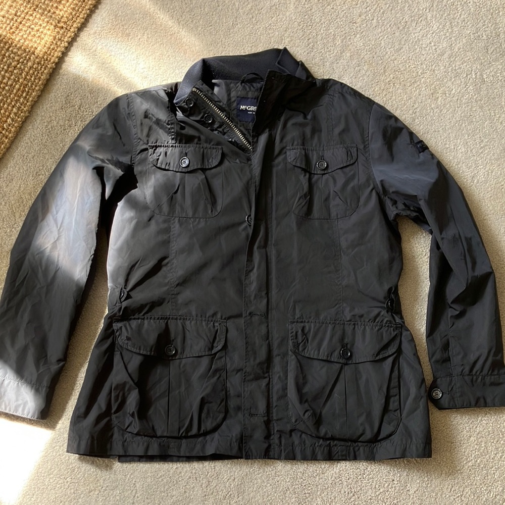 Blue Windbreaker